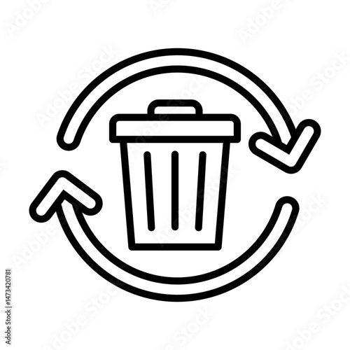 Waste Outline Icon