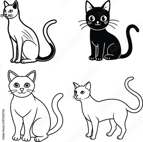 set of cats