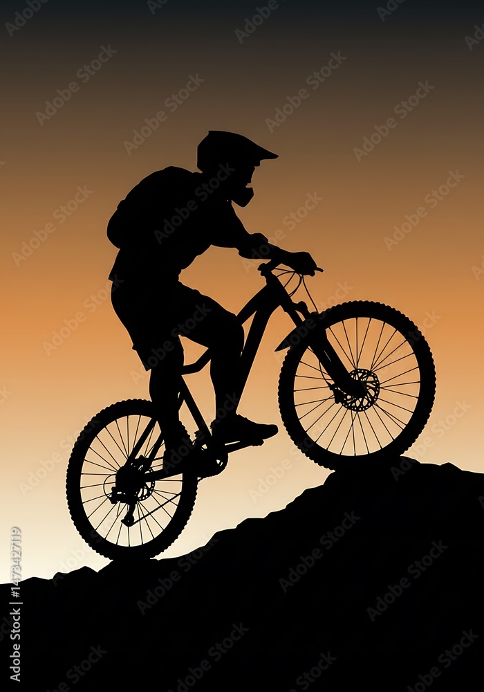 Fototapeta premium Sunset Ascent