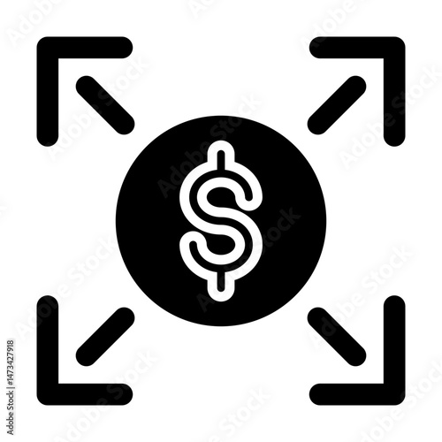 Redistribute Glyph Icon