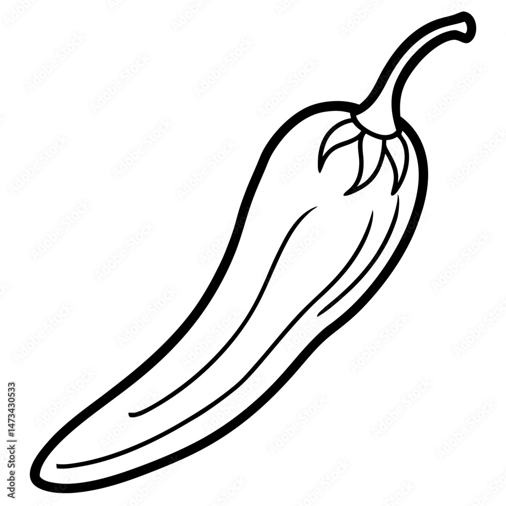 Spicy Chili Vector Art Spicy Chili Vector Art