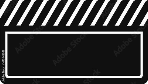 Streetwear blank sticker shape badge for futuristic streetwear fashion style