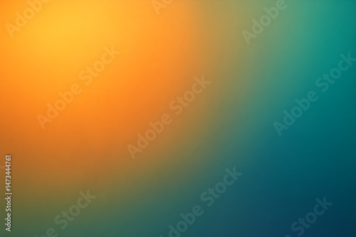 Vibrant Green And Orange Gradient Blend Baground 
