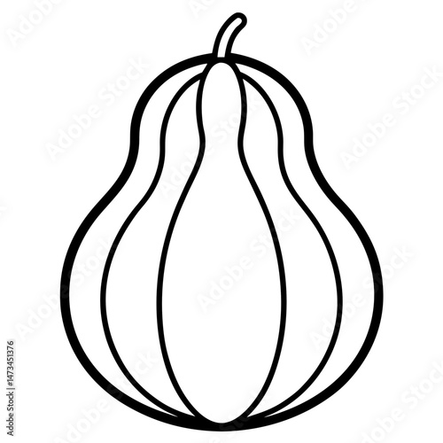 Chayote Vector Icon Design