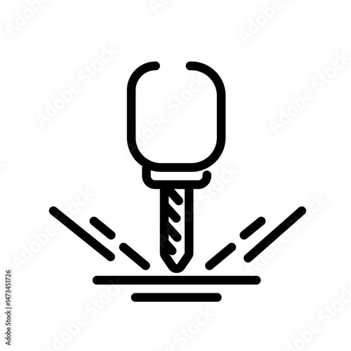 tendril vector icon