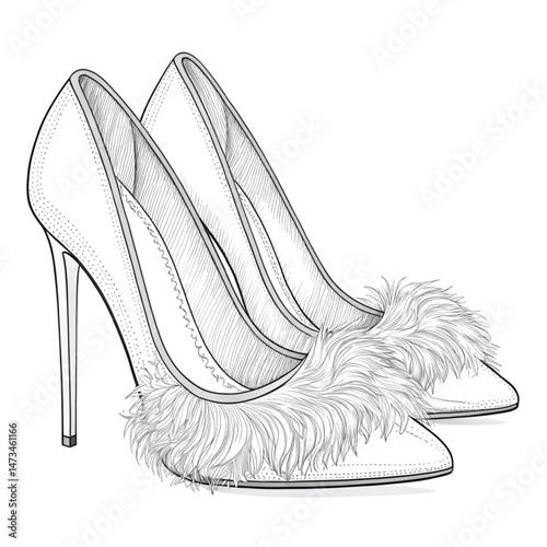 high heel shoes