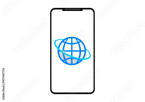 スマートフォンでインターネット通信する