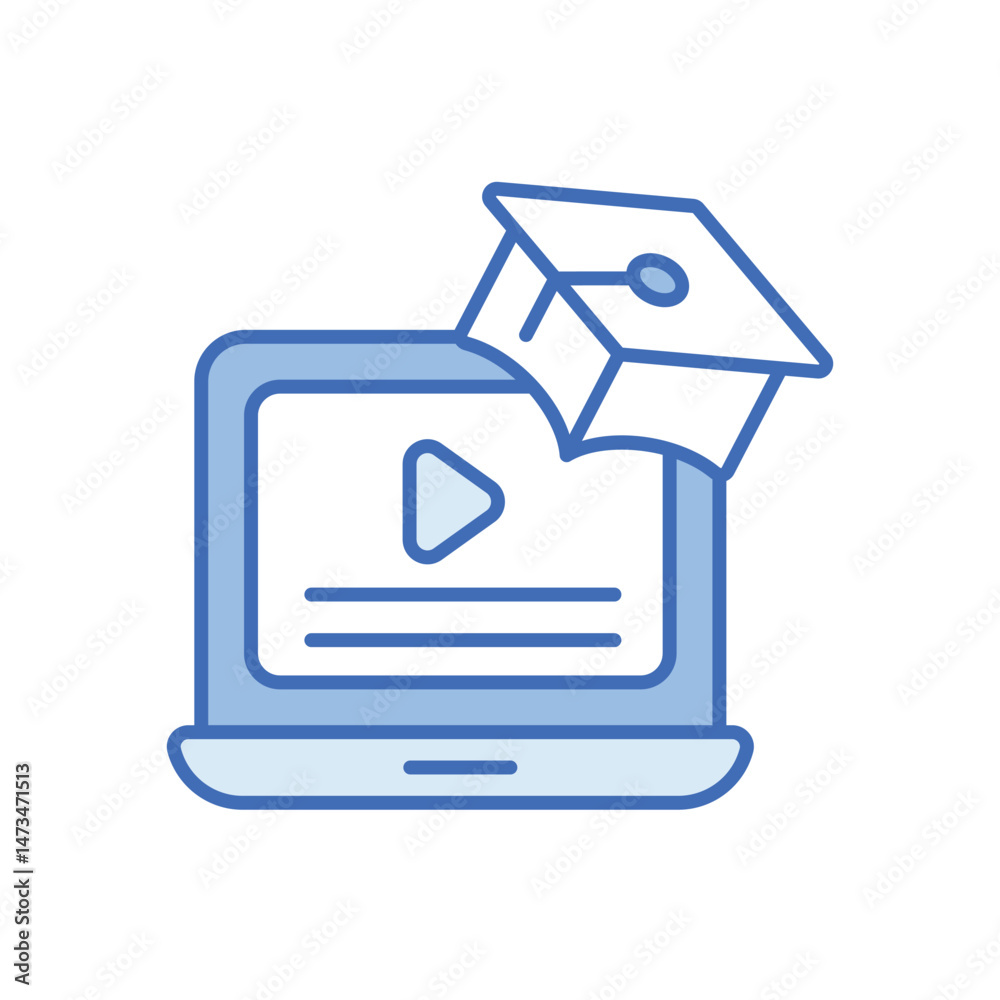 online course Vector icon online course Vector icon