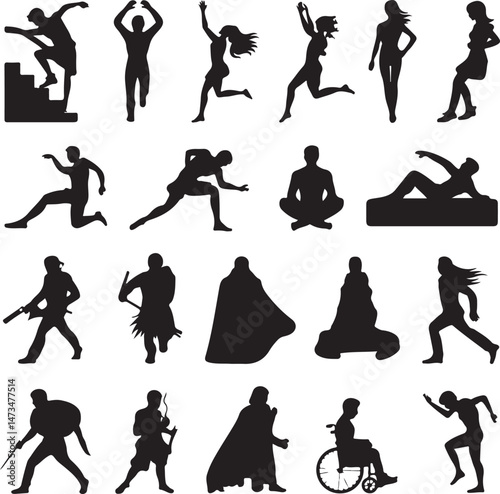 Slam Dunk Basketball Player Silhouette

Dribbling on the Court Vector Design

Basketball Shooter in Action Silhouette

Fast Break Play Silhouette Illustration

Street Basketball Game Scene Vector