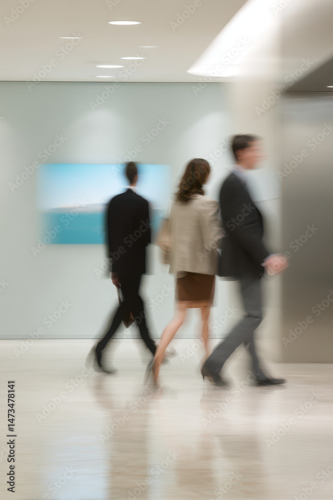 Fototapeta premium modern office environment showcasing integration of technology in daily work