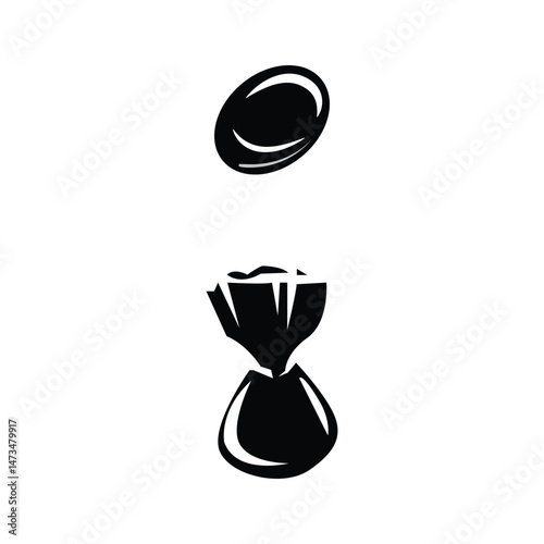 Set of Chocolate Outline icon, Editable Stroke