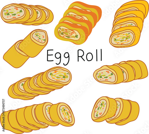 egg roll set egg rollpattern