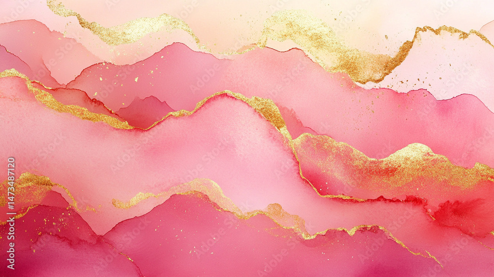 Light pink watercolor abstract background with peach pastel gradients. Symbolizes elegance, softness, and luxury in a minimal, artistic design perfect for modern branding and delicate visual themes.