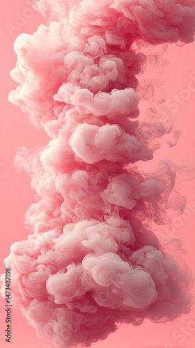 Obraz na płótnie Light pink watercolor abstract background with peach pastel gradients. Symbolizes elegance, softness, and luxury in a minimal, artistic design perfect for modern branding and delicate visual themes.
w salonie