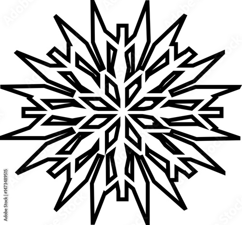 snowflake, unique pattern