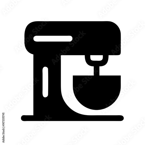 Stand Mixer Kitchen Machine Icon Design