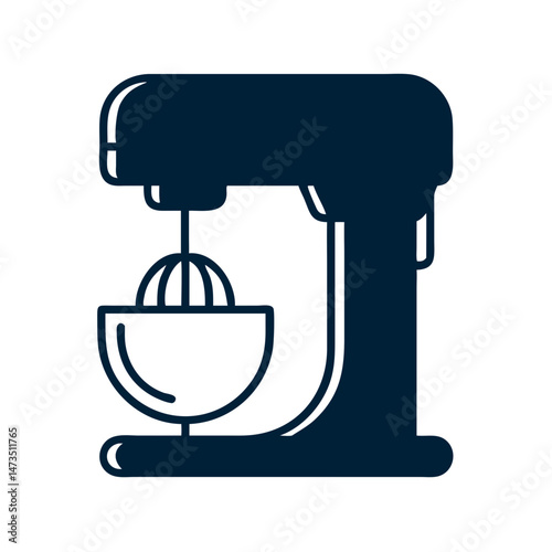 Stand Mixer Kitchen Machine Icon Design