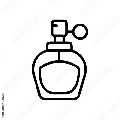 Perfume Bottle Fragrance Spray Icon Design
