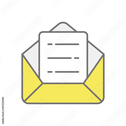 Email Support icon vector stock illustration