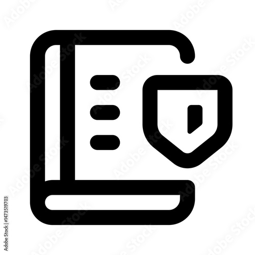 Regulation Simple Line Icon. Single icon, line vector icon