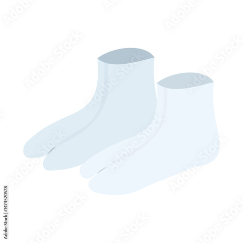 足袋。フラットなベクターイラスト。
Tabi. Flat vector illustration. photo