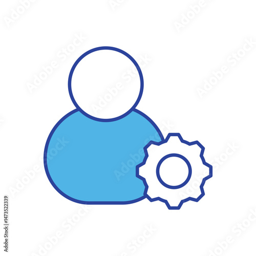 Self-Help icon vector stock illustration