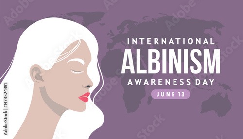 international albinism awareness day vector illustration design