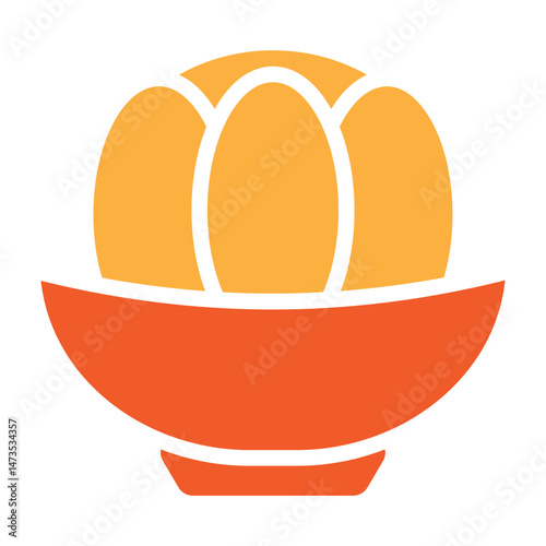 Fruit Chews Vector Glyph Two Colors Icon Design