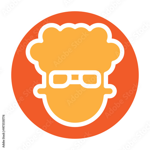 Rap Album Cover   Vector Glyph Two Colors Icon Design