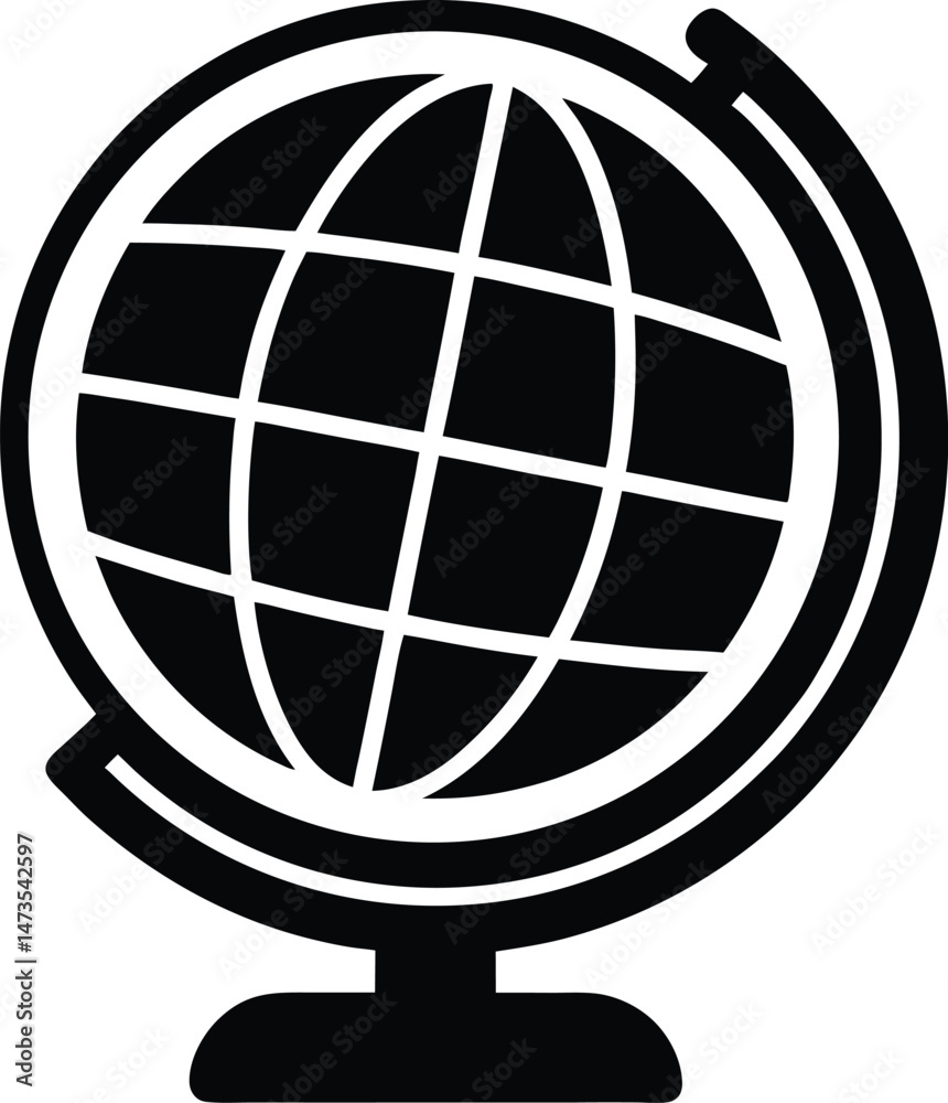 globe geography icon vector illustration globe geography icon vector illustration