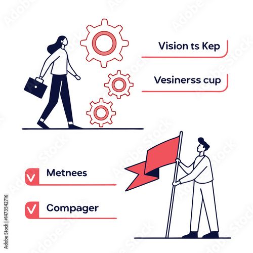 Minimalist Comparison Infographic