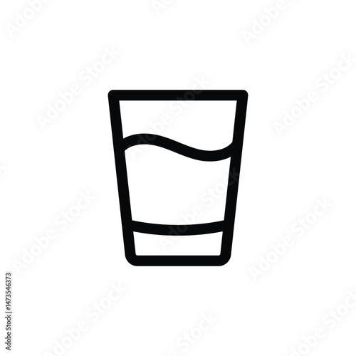 illustration graphic vector is single shot espresso. Perfect for icon, banner, flyer or social media design.