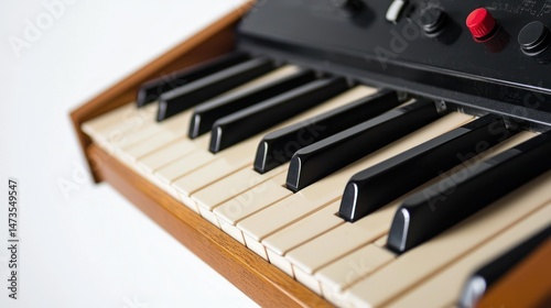 Wallpaper Mural Synth bass isolated on white background Torontodigital.ca