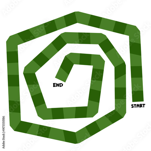 Blank Game Board Tile Path Template