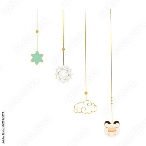 Eid al adha ornament 