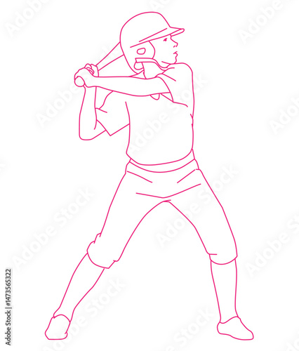 Youth Baseball Players,playing game,batting