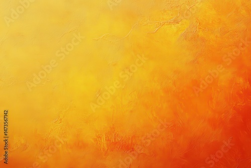 Abstract textured background of warm, vibrant colors blending from yellow to orange-red.  Intricate, soft surface with subtle variations in hue