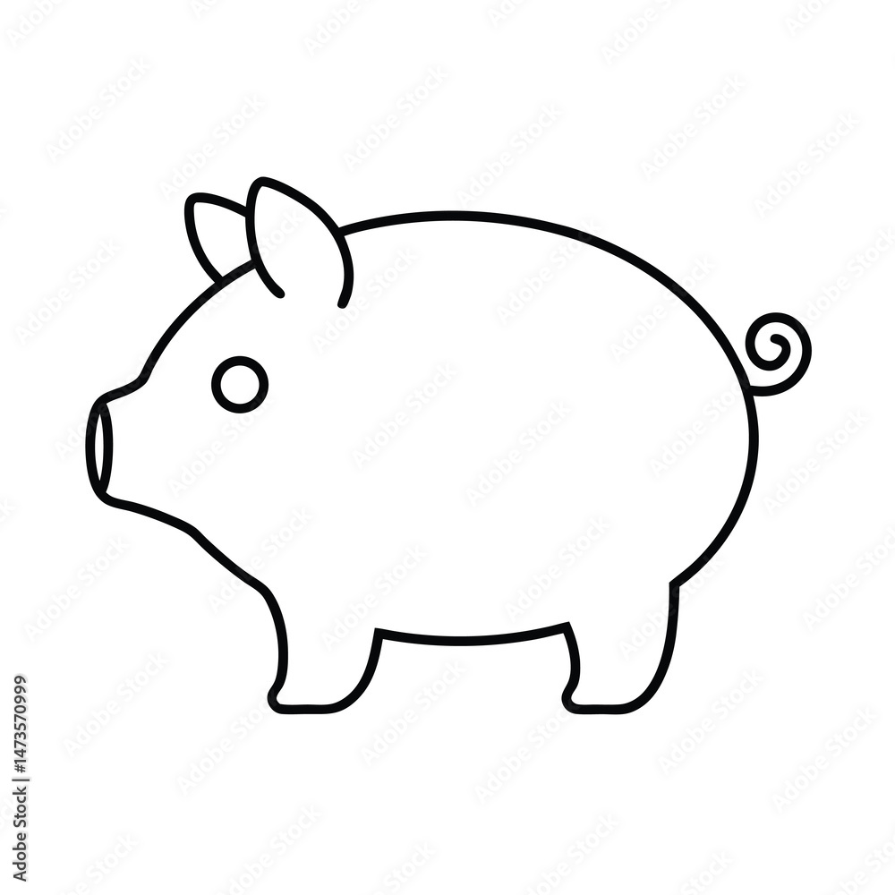 piggy bank and money piggy bank and money