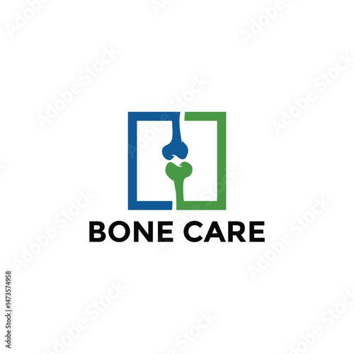 Bone Care Logo Simple Vector
