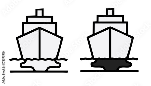 Oil Spill icon. Simple element from global warming collection