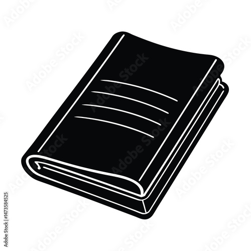 book on white background
