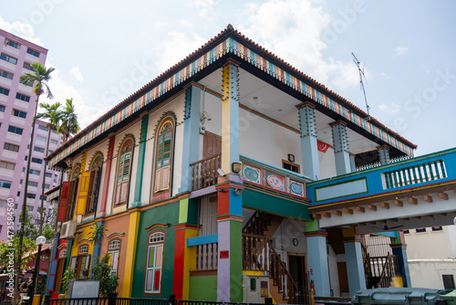 Photography Colorful House of Tan Teng Niah in Little India, Singapore