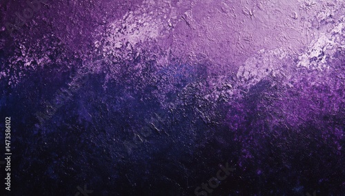 Abstract textured surface of deep purple and violet tones, with a rough, uneven texture