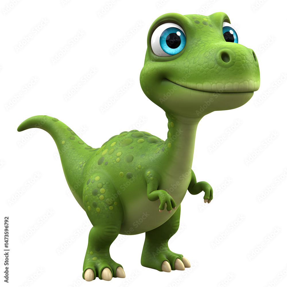 Fototapeta premium Cartoon dinosaur illustration