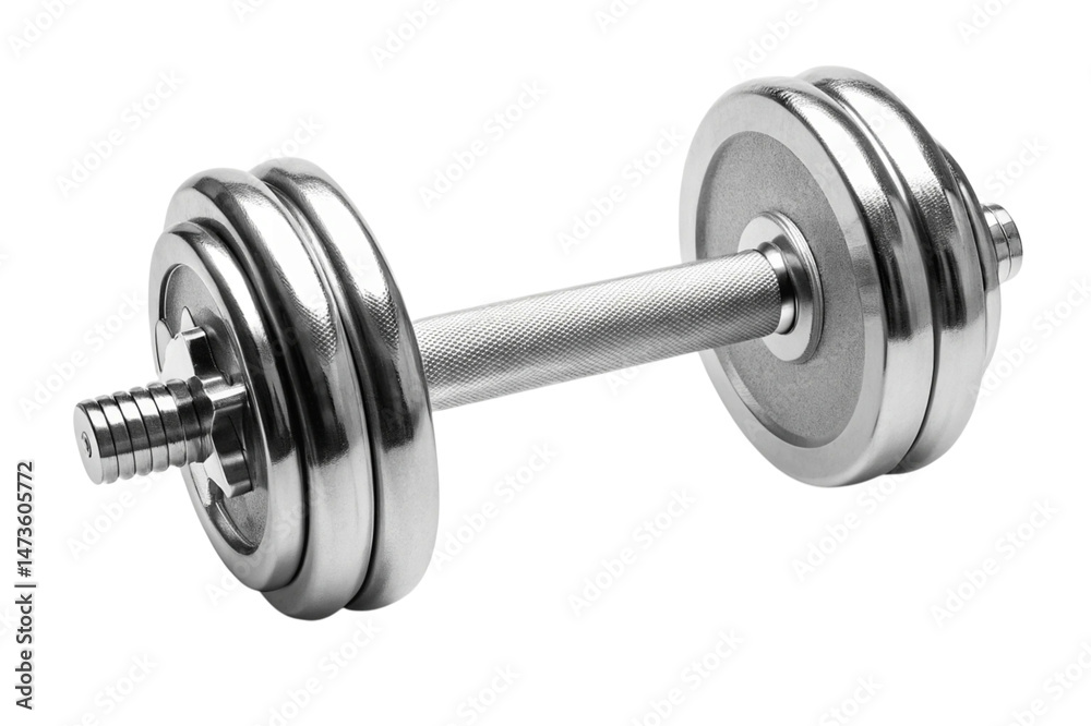 Fototapeta premium dumbbell isolated on white background