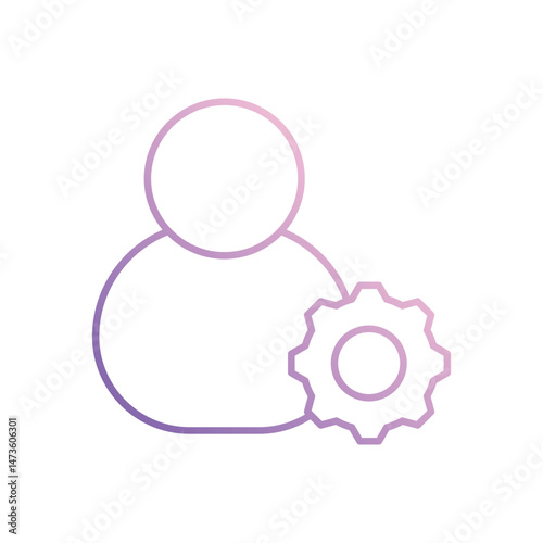 Self-Help icon vector stock illustration