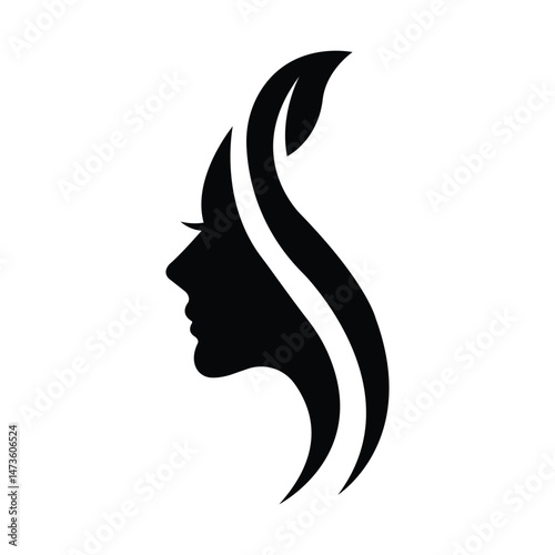 woman logo icon vector
