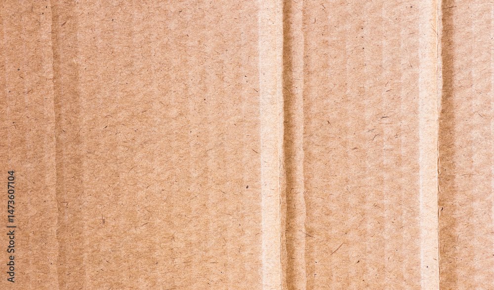 Fototapeta premium Brown cardboard carton material texture background