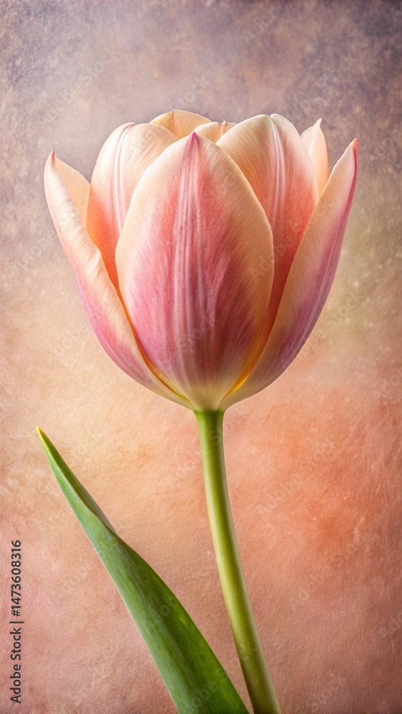 Fototapeta premium bouquet of pink tulips