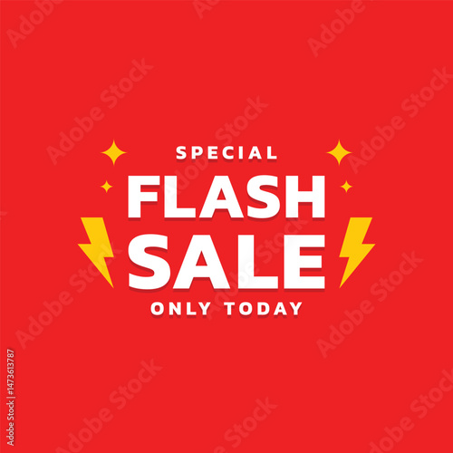 Flash Sale Banner Special Limited Time Offers Discounts